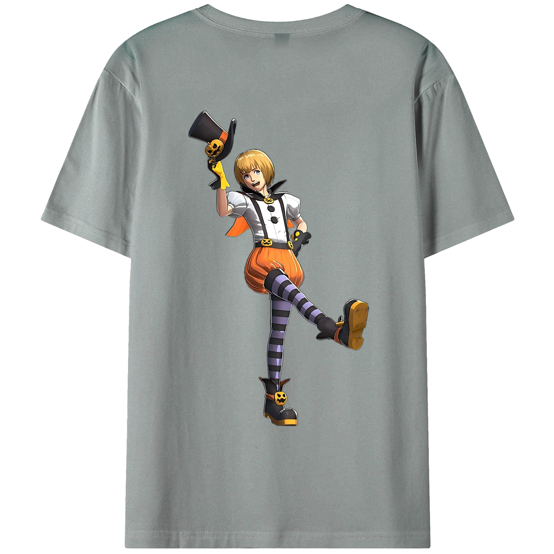 （画像用） 進撃の巨人 アルミン·アルレルト Attack on Titan Armin Arlert 綿100％ メンズ半袖Tシャツ（バックプリント） 通気性